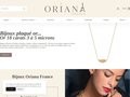 Détails : Oriana France, spécialiste des bijoux plaqué or femme